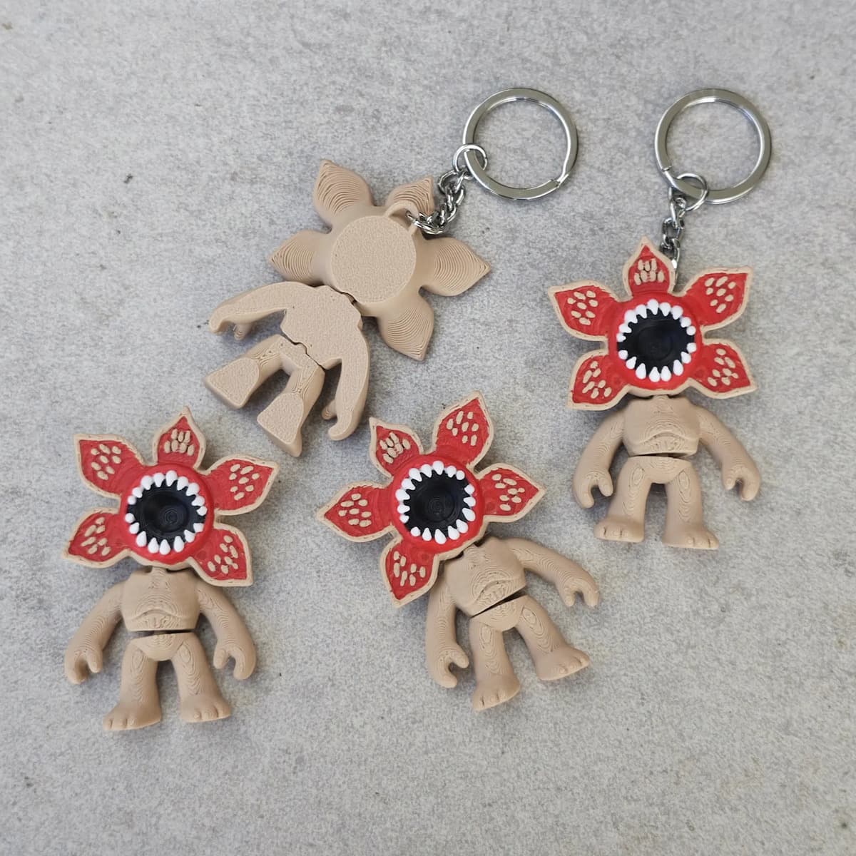 Chaveiro Demogorgon Stranger Things 1 Und Vermelho